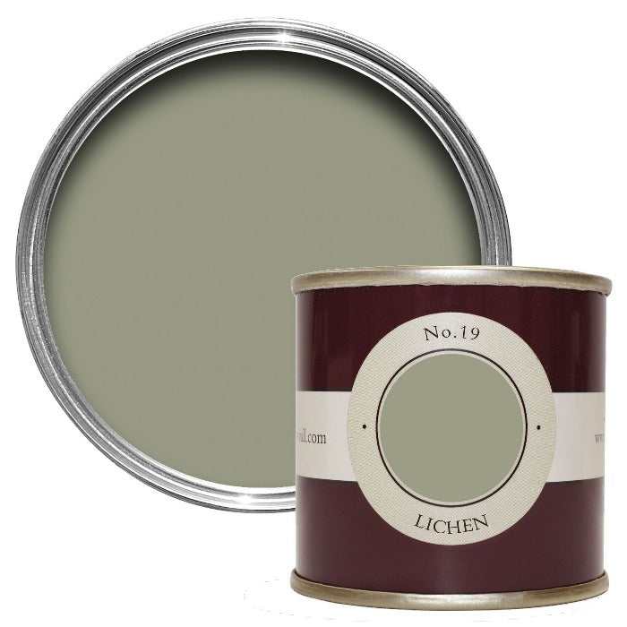 Farrow & Ball Lichen No. 19 - Farrow and Ball paint colour - Tester Pot Estate Emulsion Sample - Paint Online Ireland