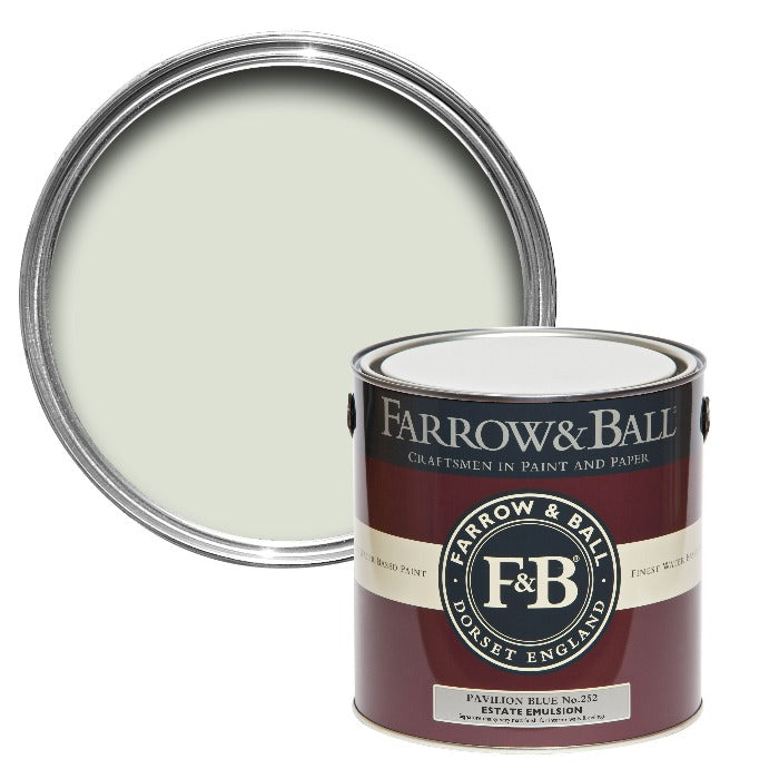 Pavilion Blue No. 252 - Estate Emulsion 2.5L - Farrow & Ball Ireland Paint Online