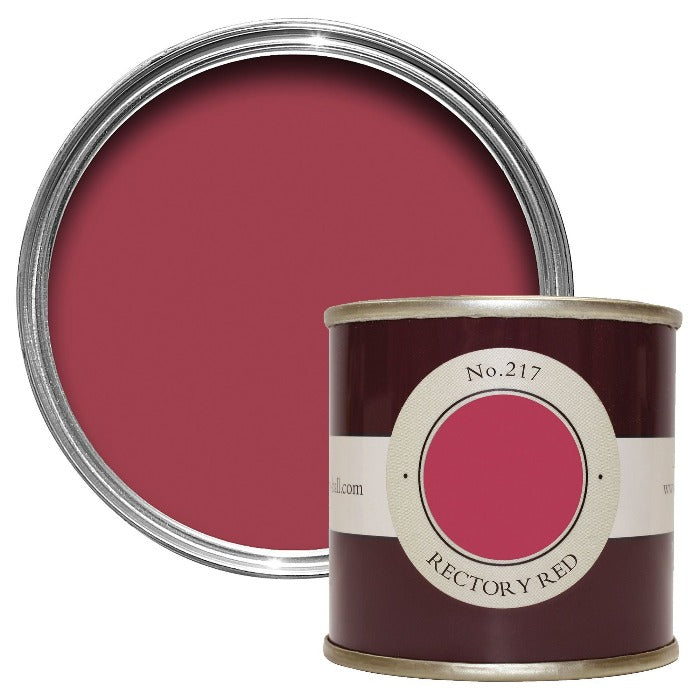 Rectory Red No. 217 Farrow & Ball Paint Colour - Sample Pot Estate Emulsion Tester - Paint Online Ireland