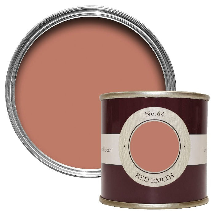 Red Earth No. 64 Farrow & Ball Paint Colour - Tester Estate Emulsion Sample Pot - Paint Online Ireland