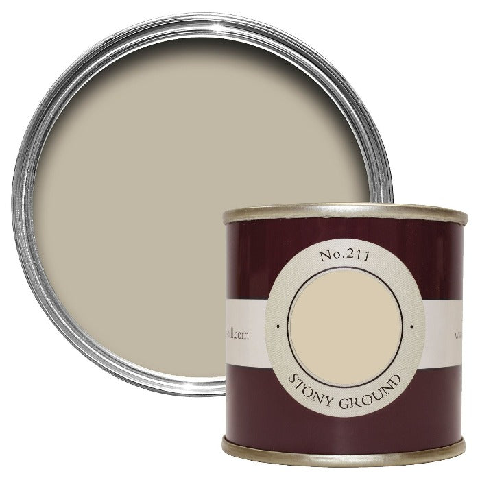 Stony Ground No. 211 Farrow & Ball Paint Colour - Tester Pot Estate Emulsion Sample - Paint Online Ireland