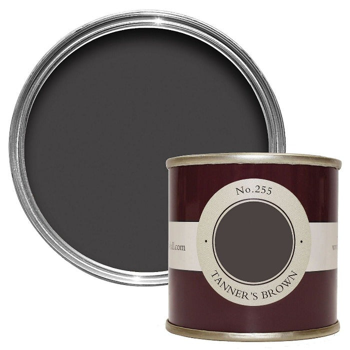 Tanner's Brown No. 255 Farrow & Ball Paint Colour - Tester Pot Estate Emulsion Sample - Paint Online Ireland