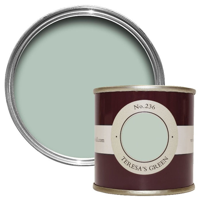 Teresa's Green No. 236 Farrow & Ball Paint Colour - Sample Pot Estate Emulsion Tester - Paint Online Ireland