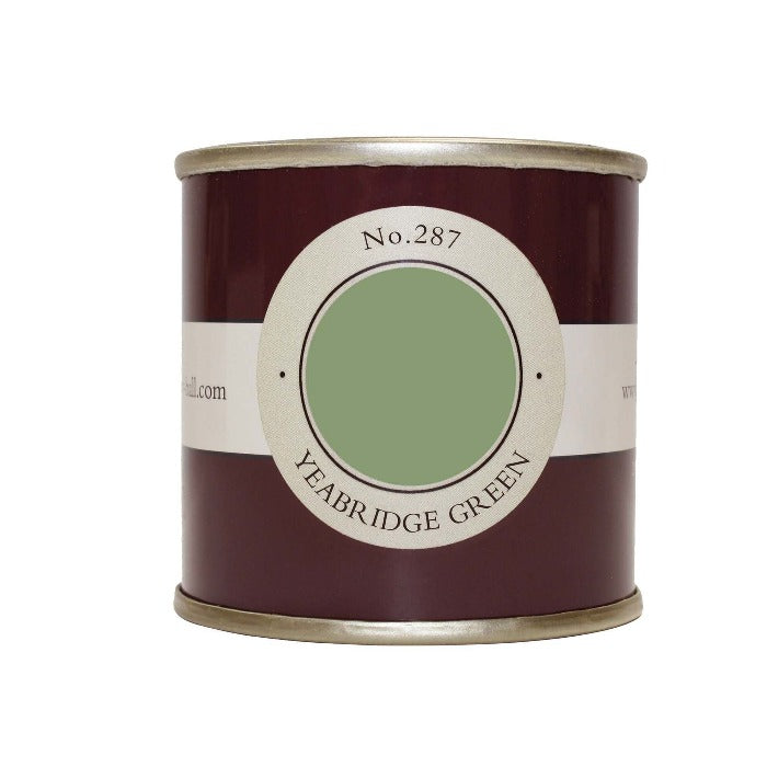 Yeabridge Green No. 287 Farrow & Ball Paint Colour - Tester Pot Estate Emulsion Sample - Paint Online Ireland
