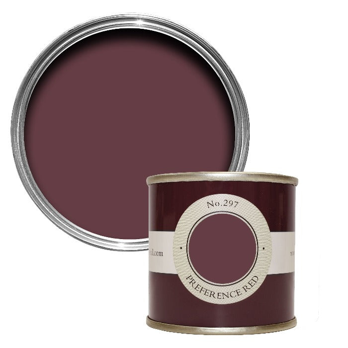 Farrow & Ball Preference red No.297 - Tester Pot Estate Emulsion Sample - Paint Online Ireland