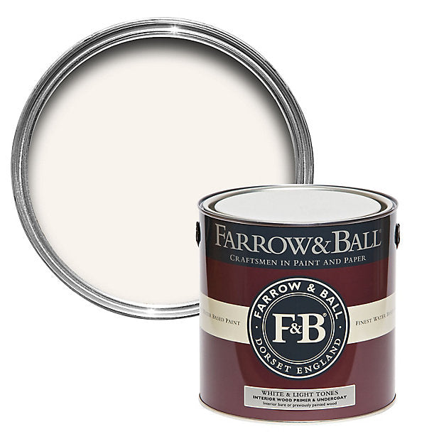 Farrow & Ball Interior Wood Primer and Undercoat - White and Light Tones