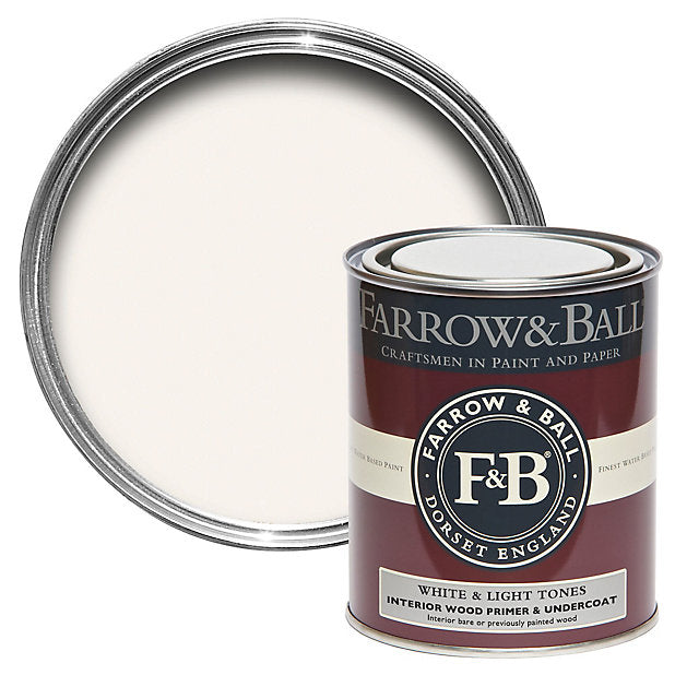 Farrow & Ball Interior Wood Primer and Undercoat - White and Light Tones