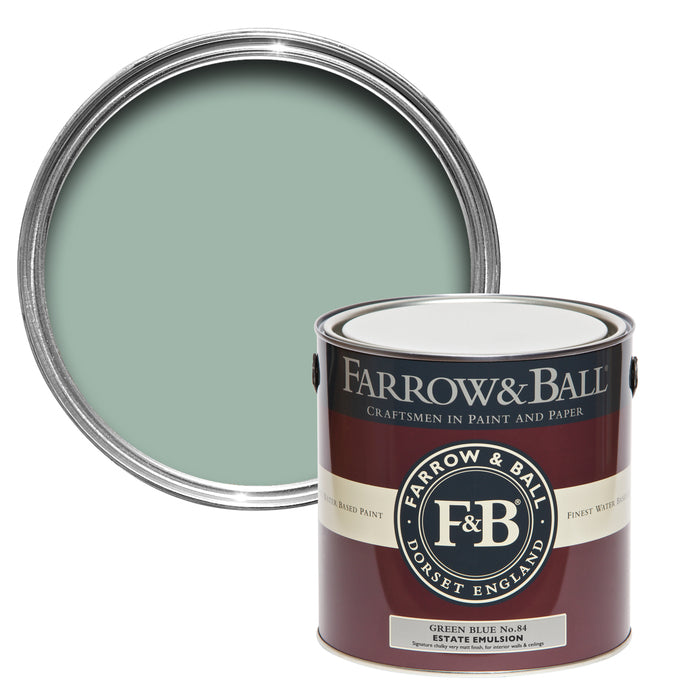 Farrow & Ball Green Blue No. 84 - Farrow & Ball Paint Colour - 2.5L Estate Emulsion - Paint Online Ireland