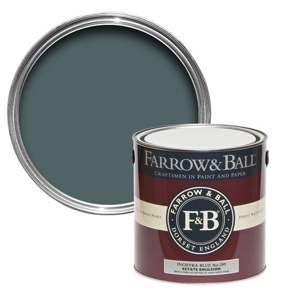 Farrow & Ball Inchyra Blue No.289 - Farrow and Ball Paint Colour - 2.5L Estate Emulsion - Paint Online Ireland