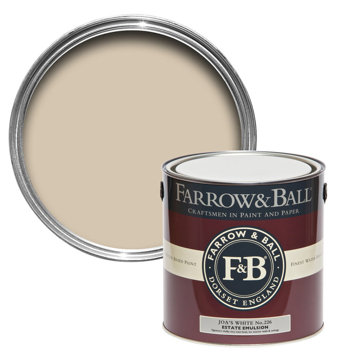 Joa's White No.226 from Farrow & Ball - Farrow and Ball Paint Colour - 2.5L Estate Emulsion - Paint Online