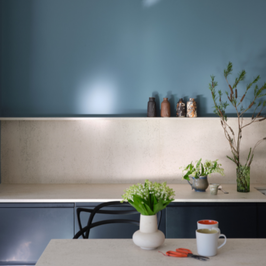 Kittiwake No. 307 from Farrow & Ball is a is a new clean, cool, blue paint colour. Kittiwake new Farrow and Ball colour.