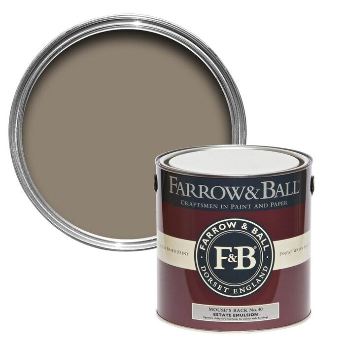 Farrow & Ball Mouses Back No. 40 - Farrow and Ball Paint Colour - 2.5L Estate Emulsion - Paint Online Ireland