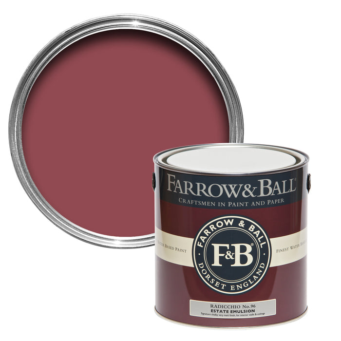 Farrow & Ball Radicchio No.96 - 2.5L Estate Emulsion - Paint Online Ireland