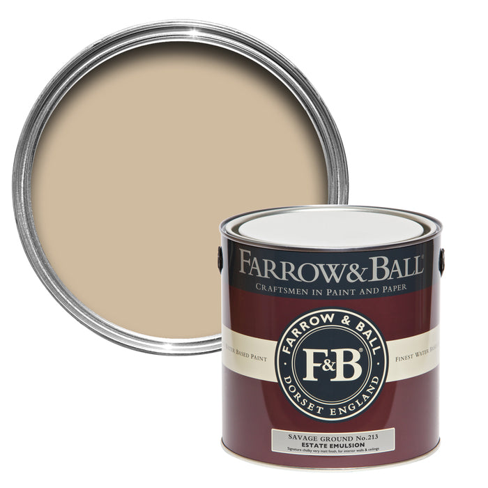 Savage Ground No. 213 Farrow & Ball Paint Colour - 2.5L Estate Emulsion - Paint Online Ireland