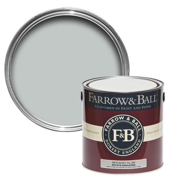 Skylight No. 205 Farrow & Ball Paint Colour - 2.5L Estate Emulsion - Paint Online Ireland