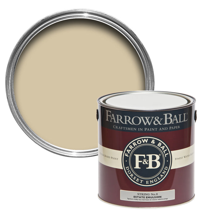 String No. 8 Farrow & Ball Paint Colour - Estate Emulsion 2.5L - Paint Online Ireland