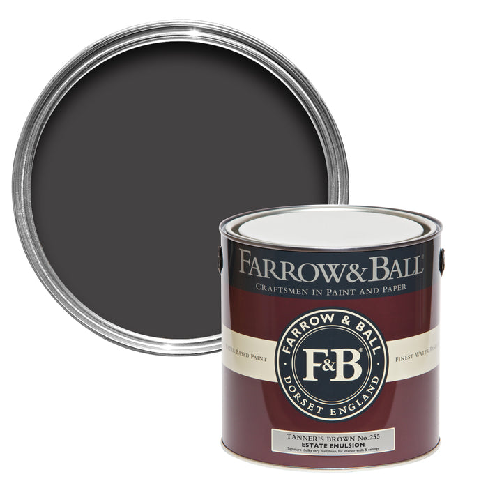 Tanner's Brown No. 255 Farrow & Ball Paint Colour - 2.5L Estate Emulsion - Paint Online Ireland