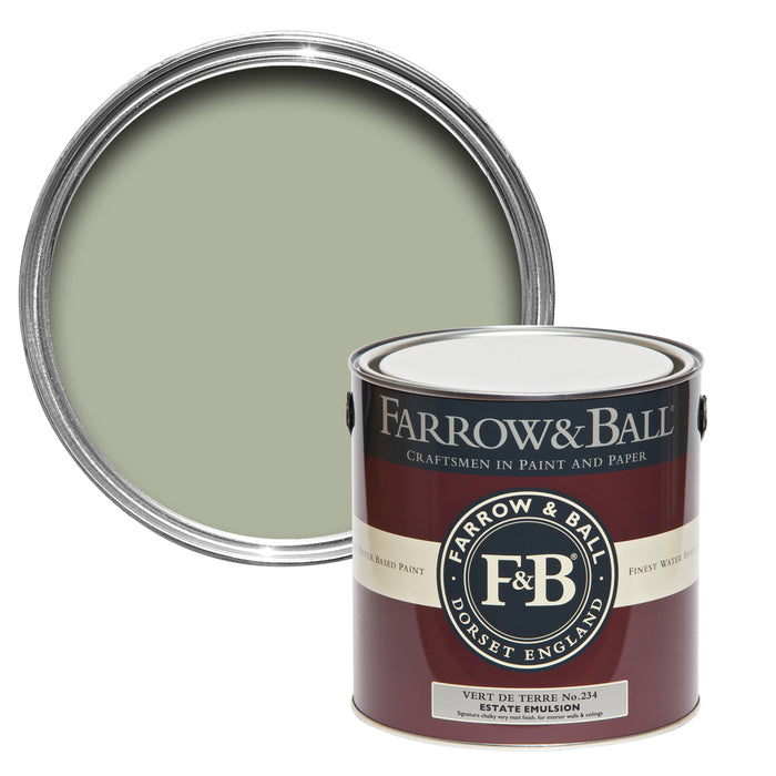 Vert De Terre No. 234 Farrow & Ball Paint Colour - Estate Emulsion 2.5L - Paint Online Ireland